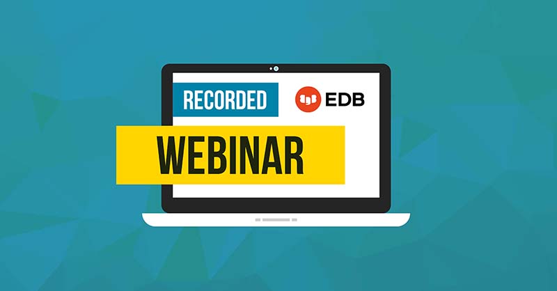 recorded webinar EDB