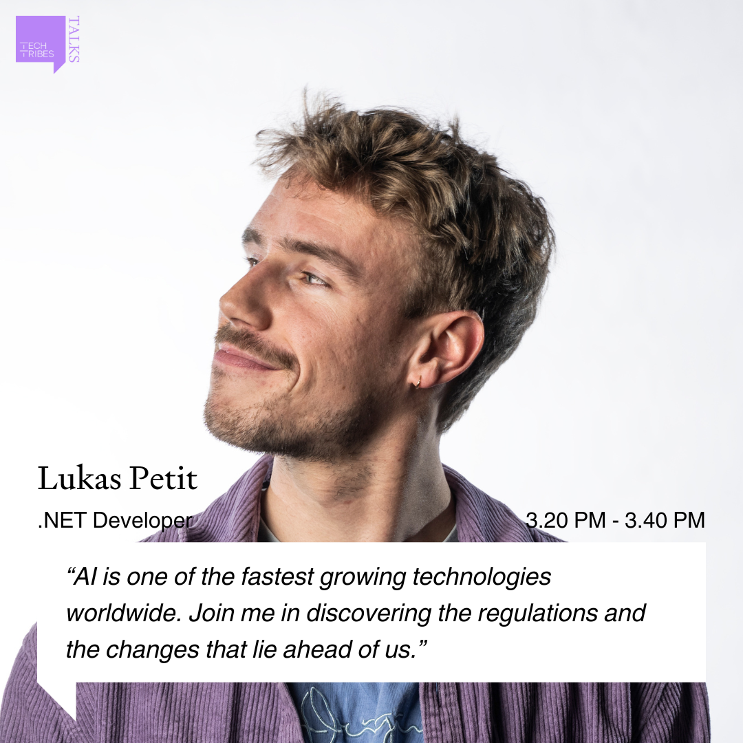 Lukas at Tech Tribes Talks 2024