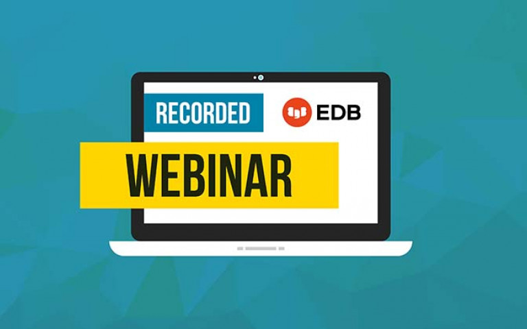 recorded webinar EDB