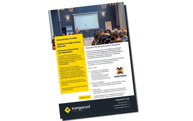 Kangaroot's alternatives for virtualization