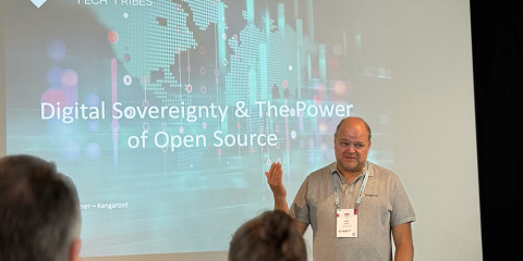 Peter Dens at Red Hat Connect Brussels