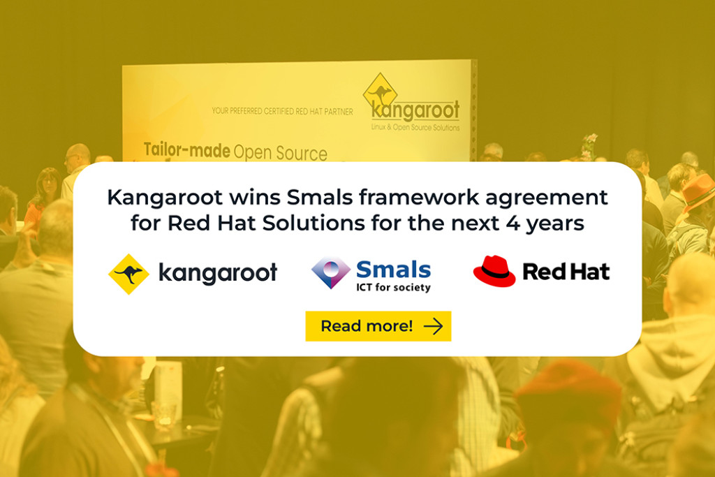 Kangaroot wins Smals tender for Red Hat portfolio