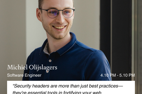 Michiel at Tech Tribes Talks 2024
