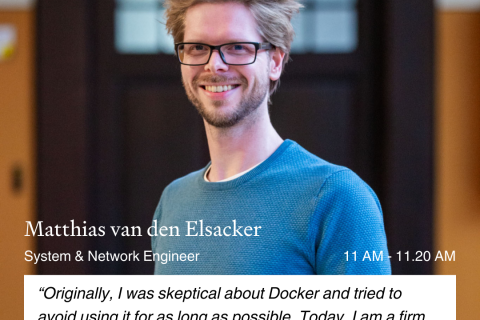 Matthias at Tech Tribes Talks 2024