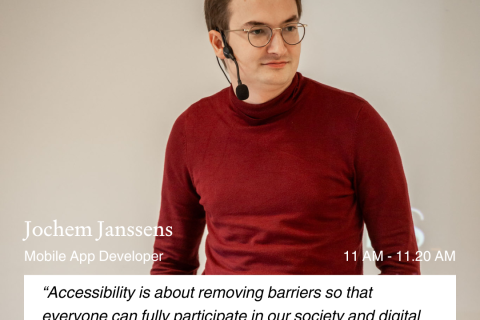 Jochem at Tech Tribes Talks 2024
