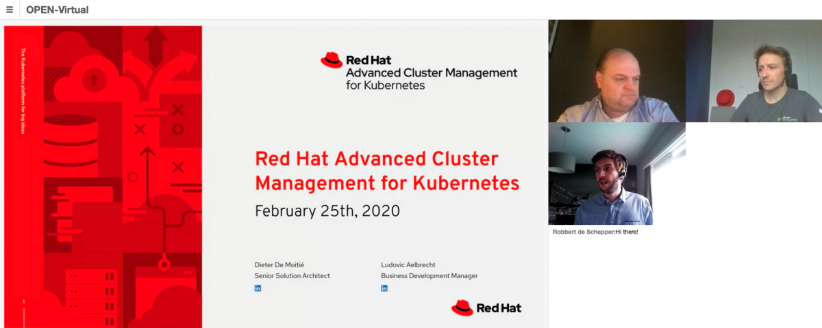 Red Hat webinar Cluster Mgt