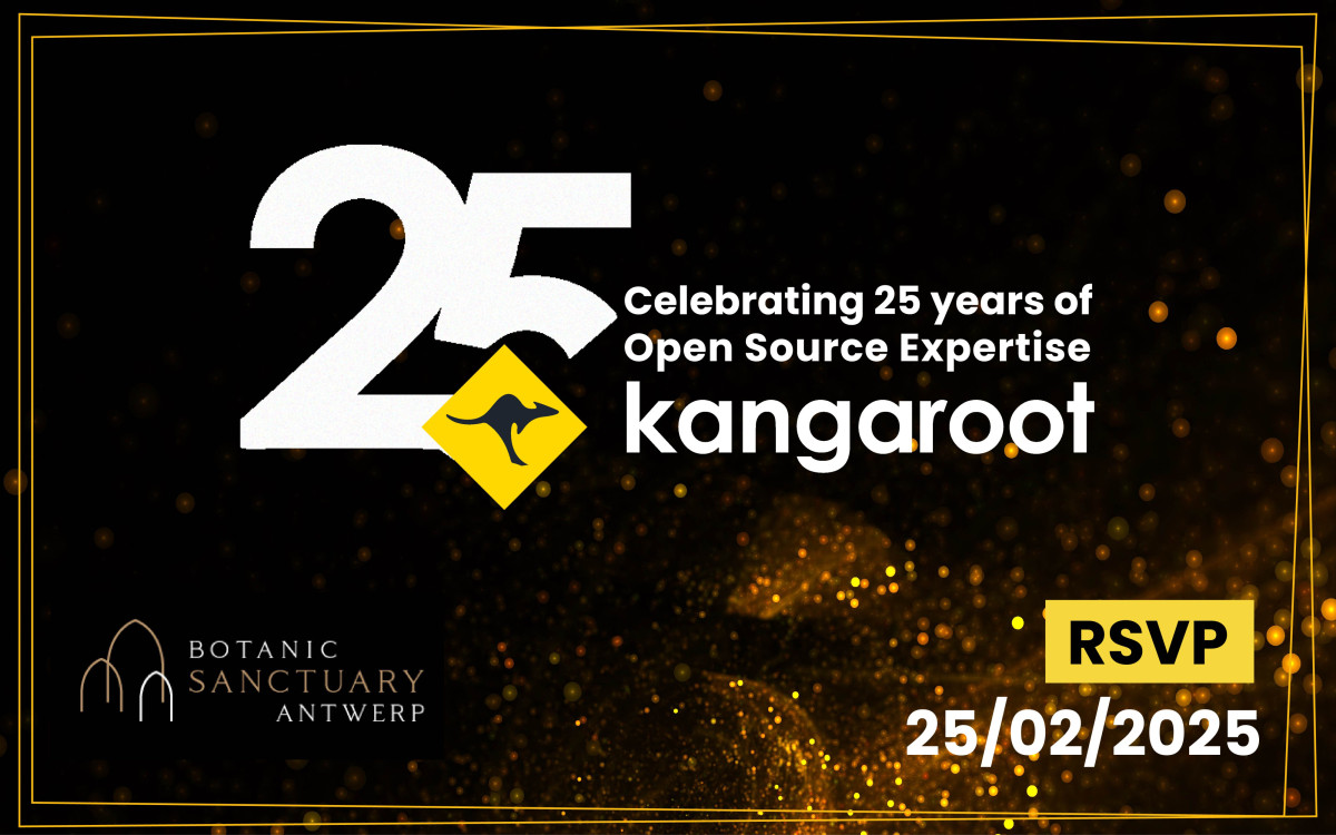 25 years Kangaroot in Botanic Sanctuary Antwerp